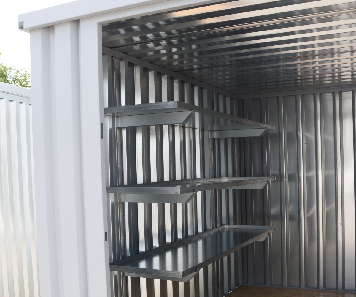 Regalsystem 1 m für Materialcontainer MC