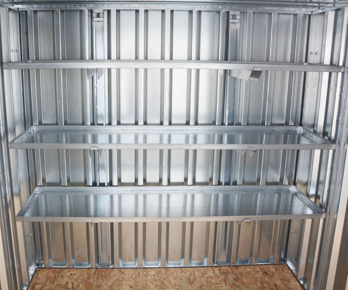 Regalsystem 3 m für Materialcontainer MC