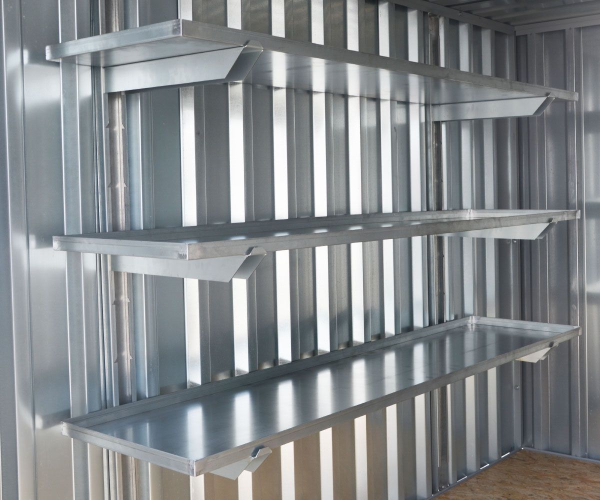 Regalsystem 2 m für Materialcontainer MC