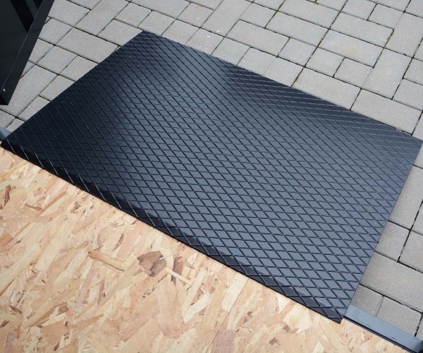 Rampe für Materialcontainer und Verkaufscontainer | B 1000 x L 650 mm