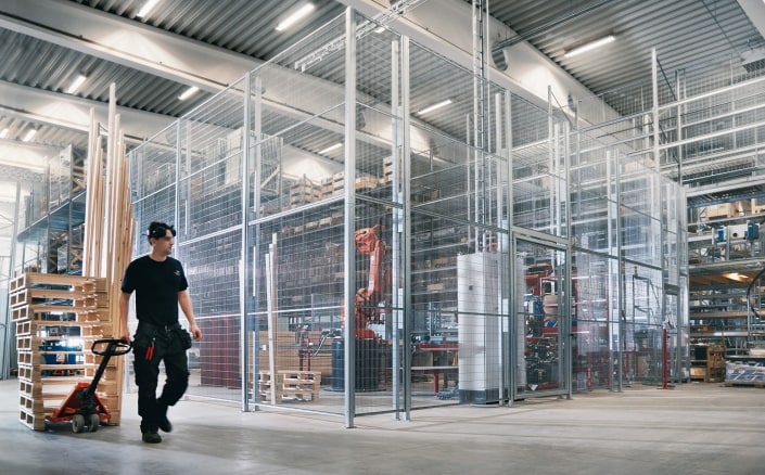 Trennwandsysteme im Lager Trennwandsysteme im Lager