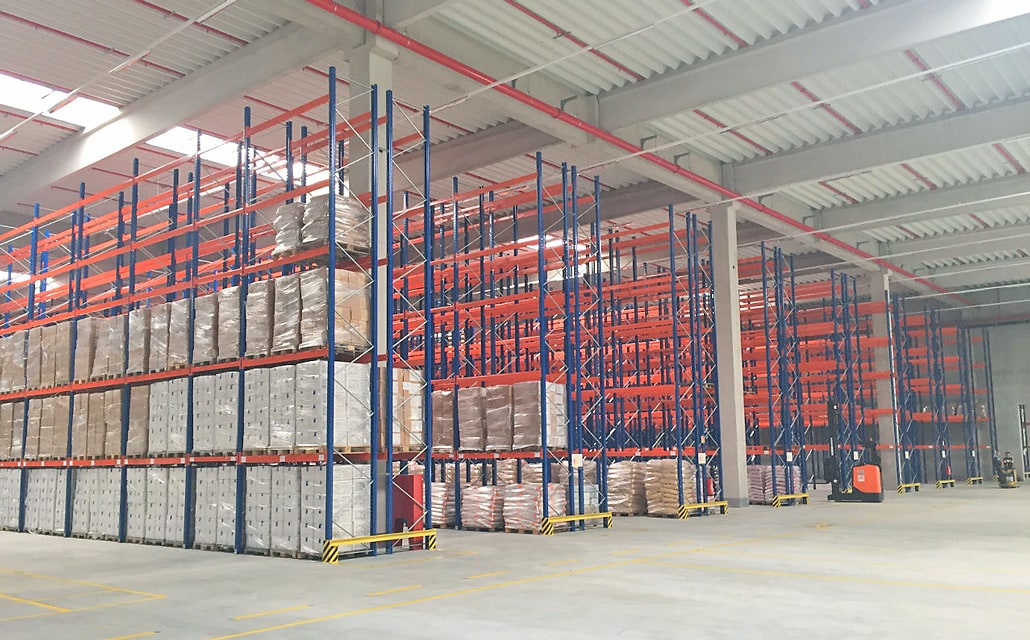 Palettenregalanlage Logistik