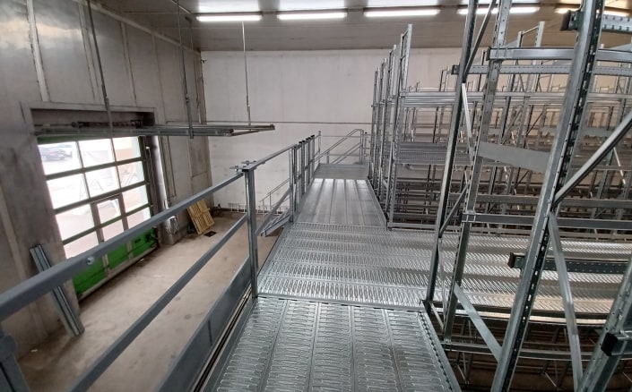 Etage Reifenregalanlage Reifenregalanlage obere Etage