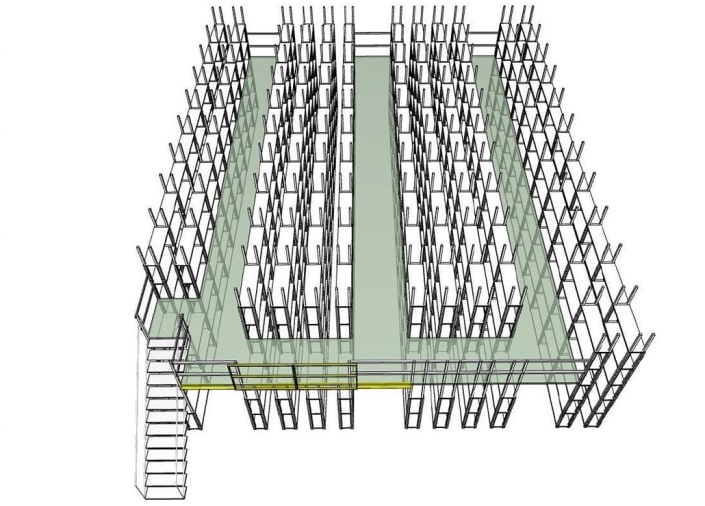3D Planung Reifenregalanlage LS Lagerhallen 3D Planung Reifenregalanlage LS Lagerhallen