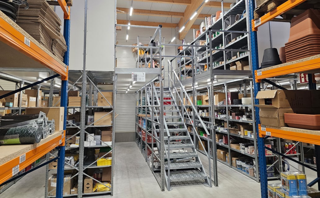 Fachbodenregale: Fachbodenregalanlage von Lagertechnik.de
